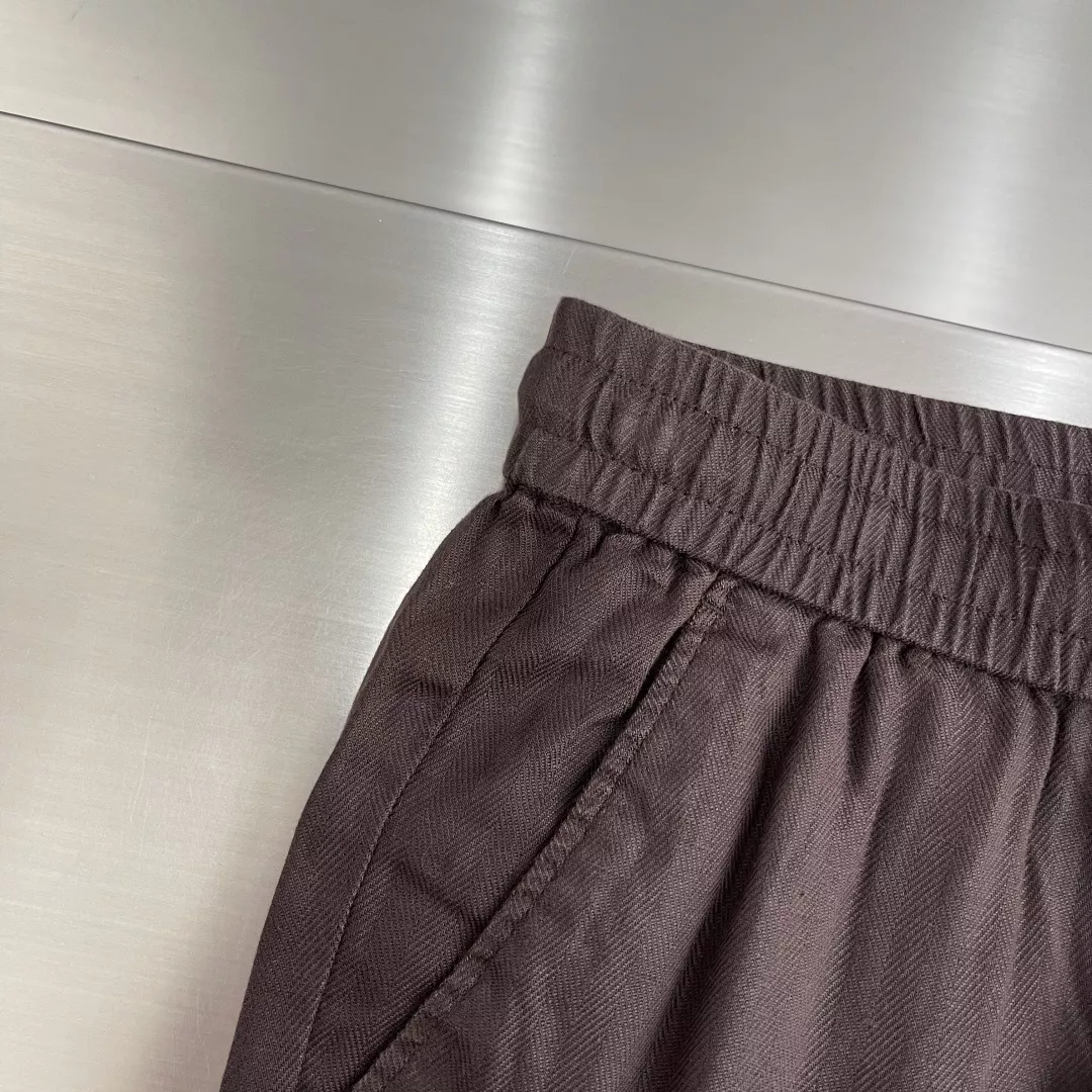 로로피아나 린넨 혼방 스트레이트 밴딩 팬츠 상세 이미지 5
