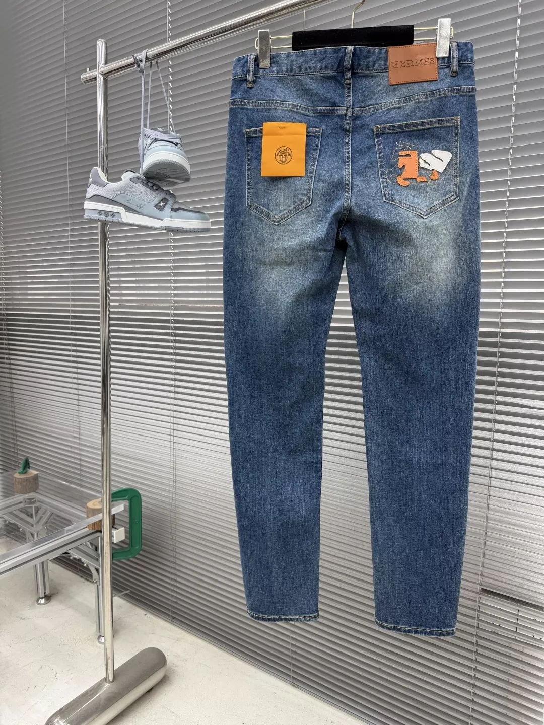 에르메스 빈티지 워싱 데님 팬츠 상세 이미지 2