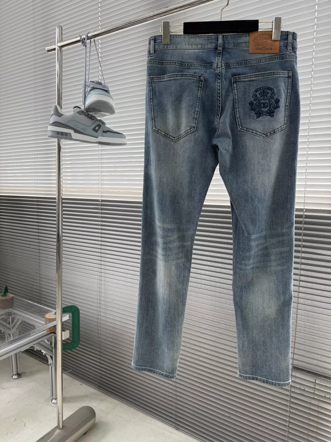 돌체앤가바나 스트레이트 라이트블루 데님 팬츠 상세 이미지 1