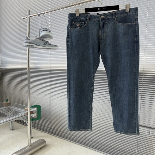 디올 로고 포인트 워싱 데님 팬츠