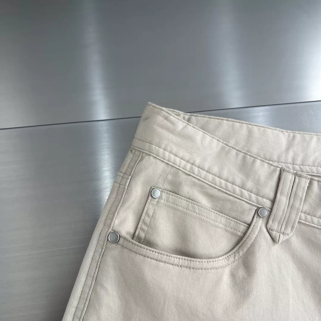 브리오니 스트레이트 핏 코튼 팬츠 상세 이미지 5