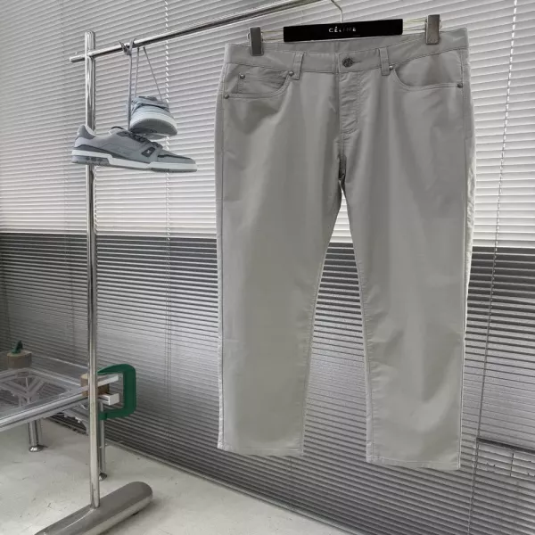 제냐 스트레이트 핏 캐주얼 팬츠