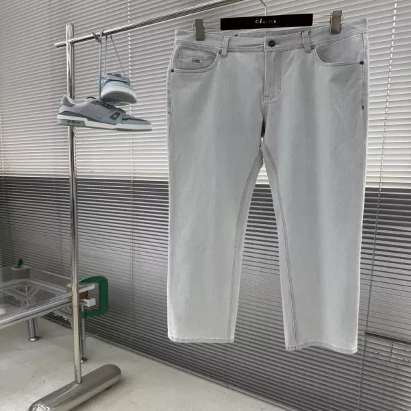 키톤 그레이 스트레이트 데님 팬츠