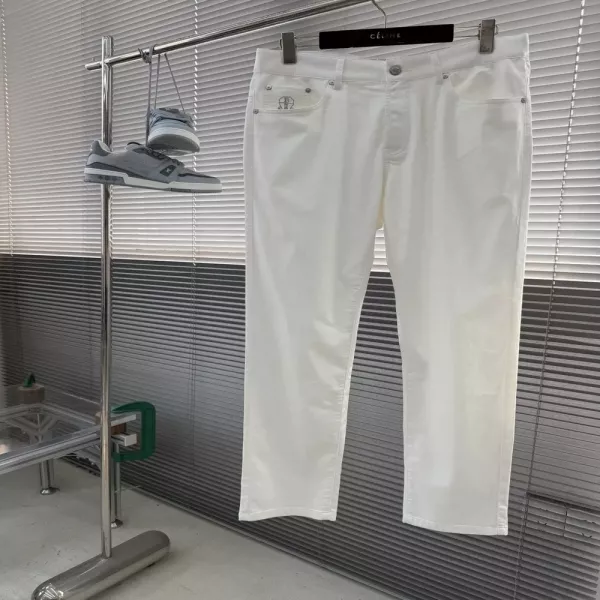 브루넬로쿠치넬리 심플 스트레이트 캐주얼 팬츠