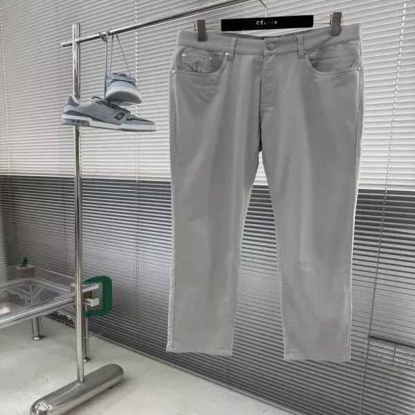 브루넬로쿠치넬리 심플 스트레이트 캐주얼 팬츠