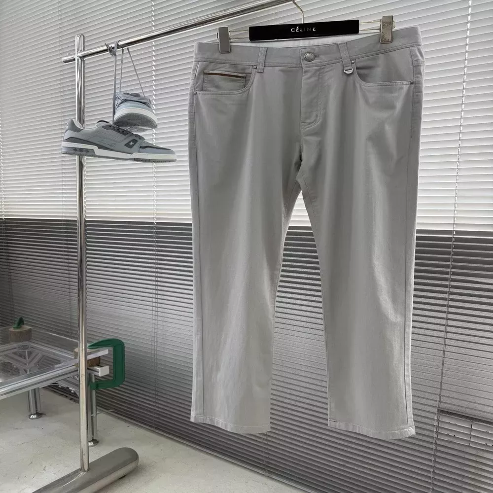 카날리 스트레이트 핏 코튼 캐주얼 팬츠