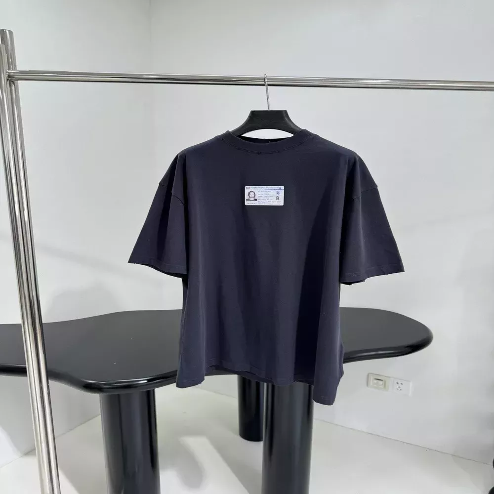 발렌시아가 오버핏 아이디 프린팅 티셔츠