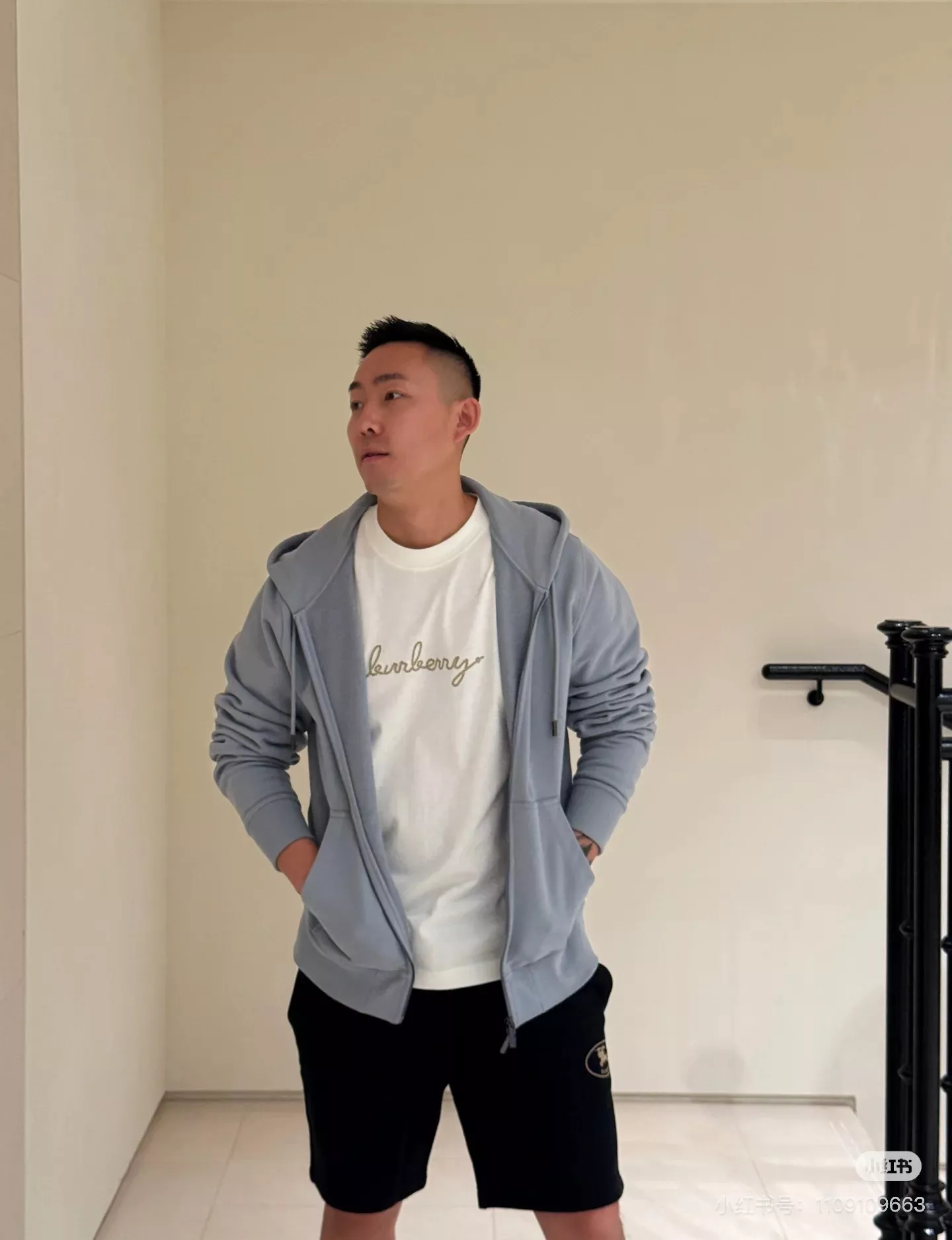 버버리 기사 문양 코튼 후드 집업 상세 이미지 29