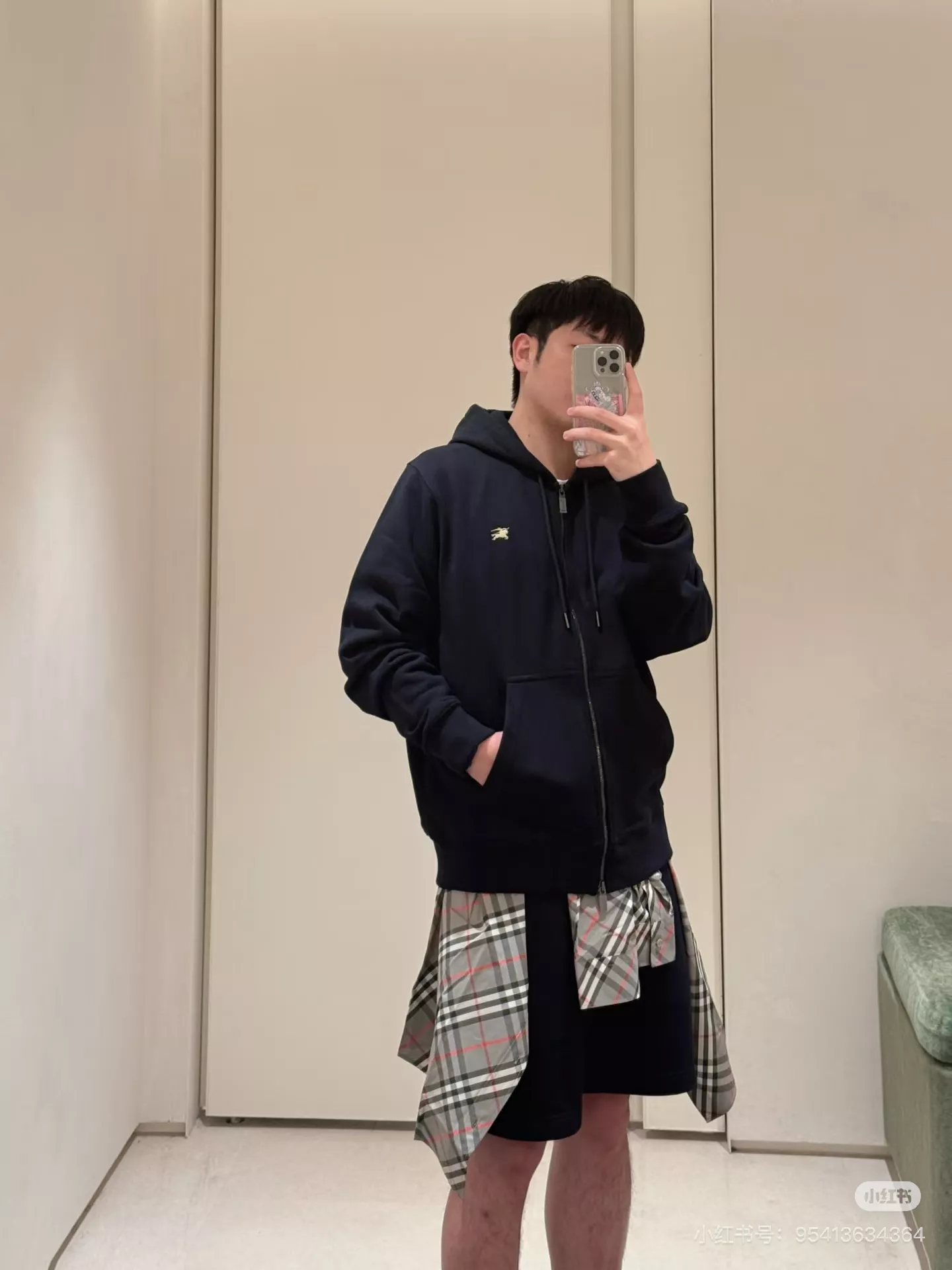 버버리 기사 문양 코튼 후드 집업 상세 이미지 42