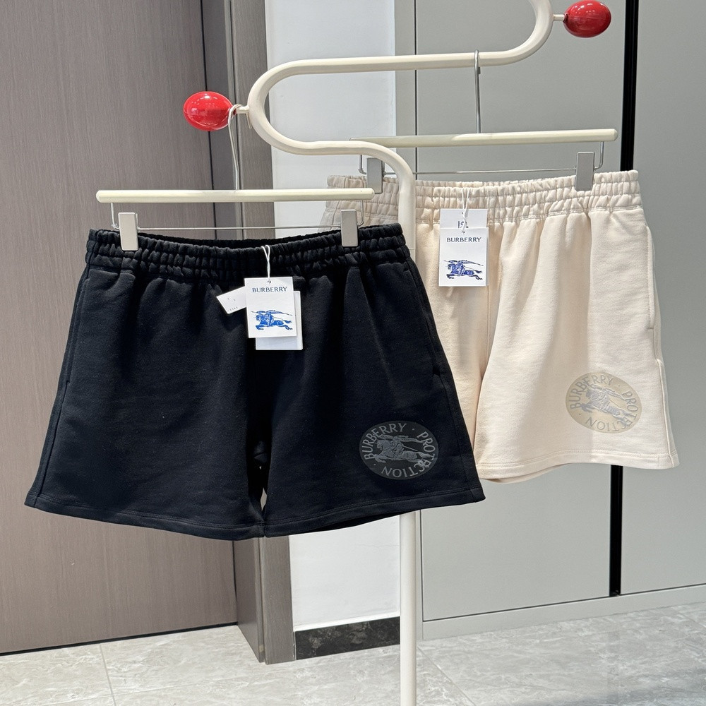 버버리 마술기사 엠블럼 코튼 쇼츠