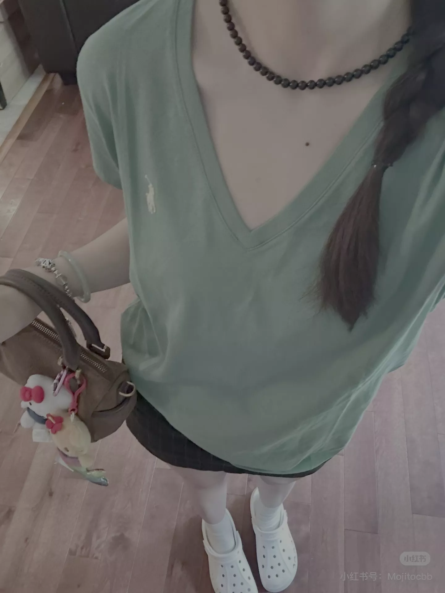 랄프로렌 브이넥 반소매 티셔츠 상세 이미지 67