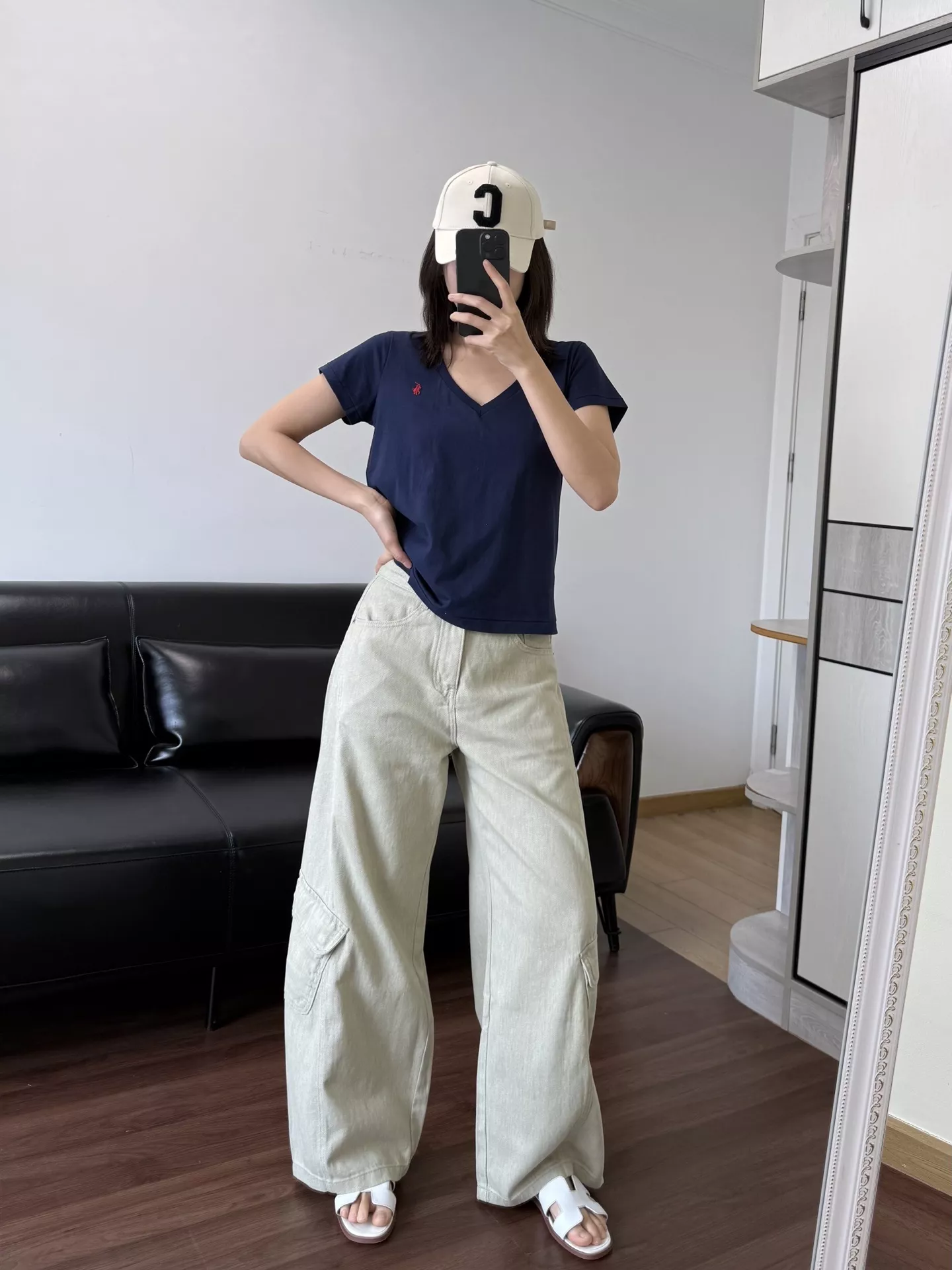 랄프로렌 브이넥 반소매 티셔츠 상세 이미지 40