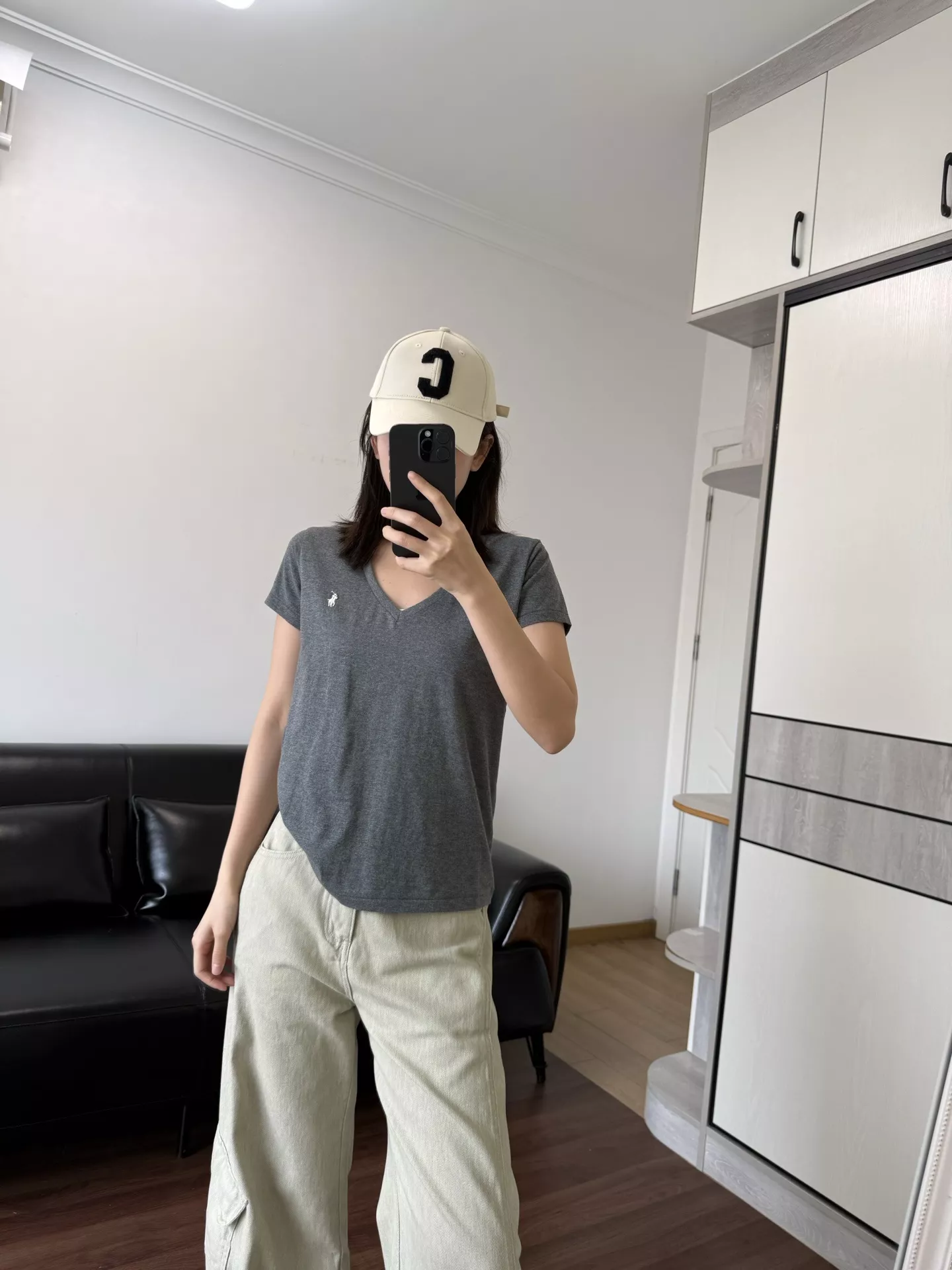랄프로렌 브이넥 반소매 티셔츠 상세 이미지 51
