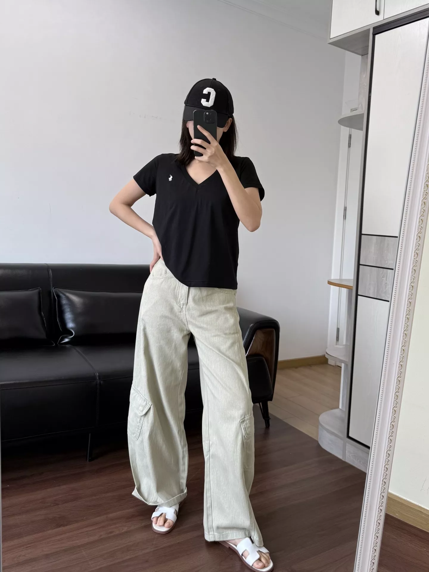 랄프로렌 브이넥 반소매 티셔츠 상세 이미지 55