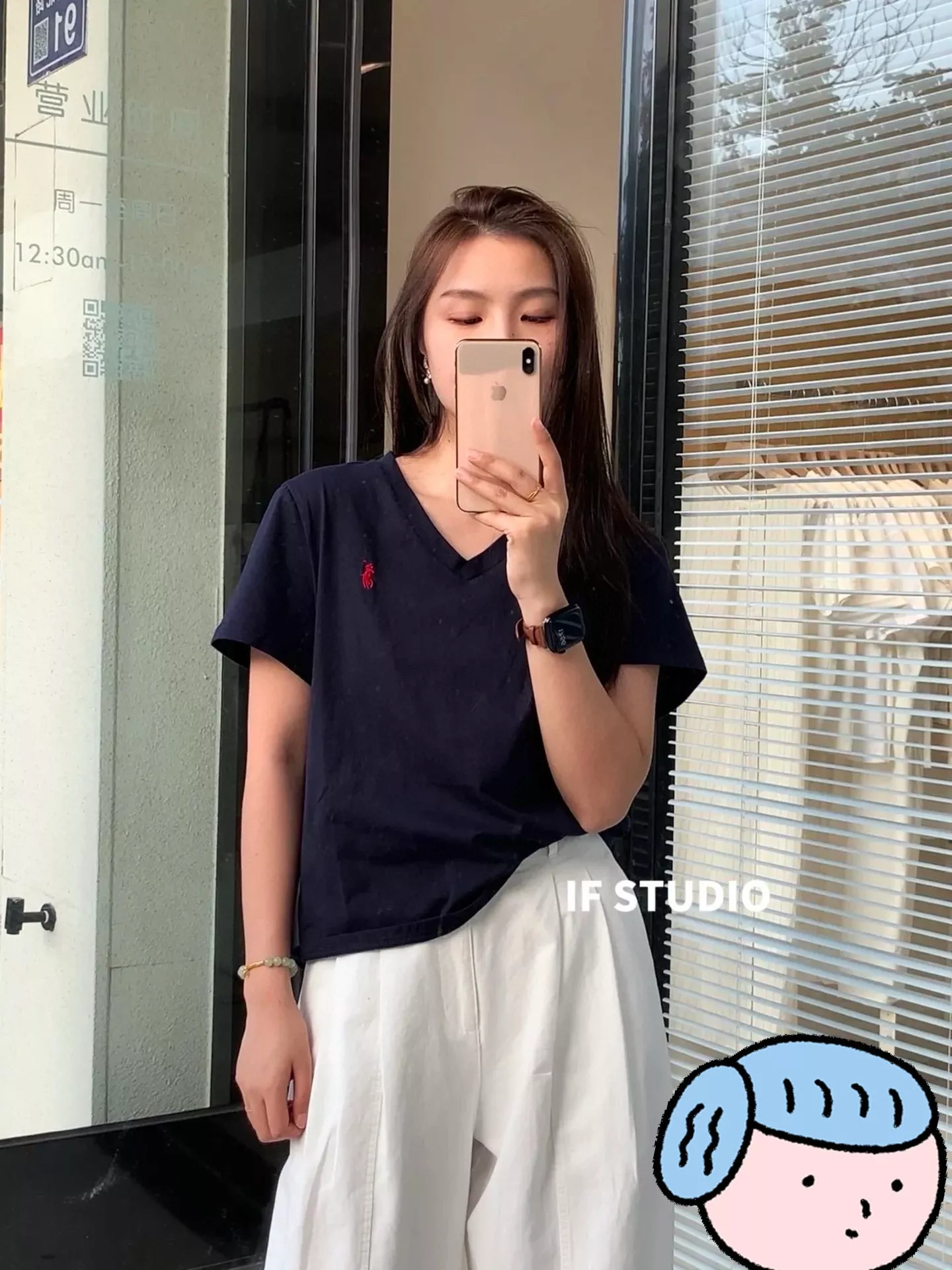 랄프로렌 브이넥 반소매 티셔츠 상세 이미지 89