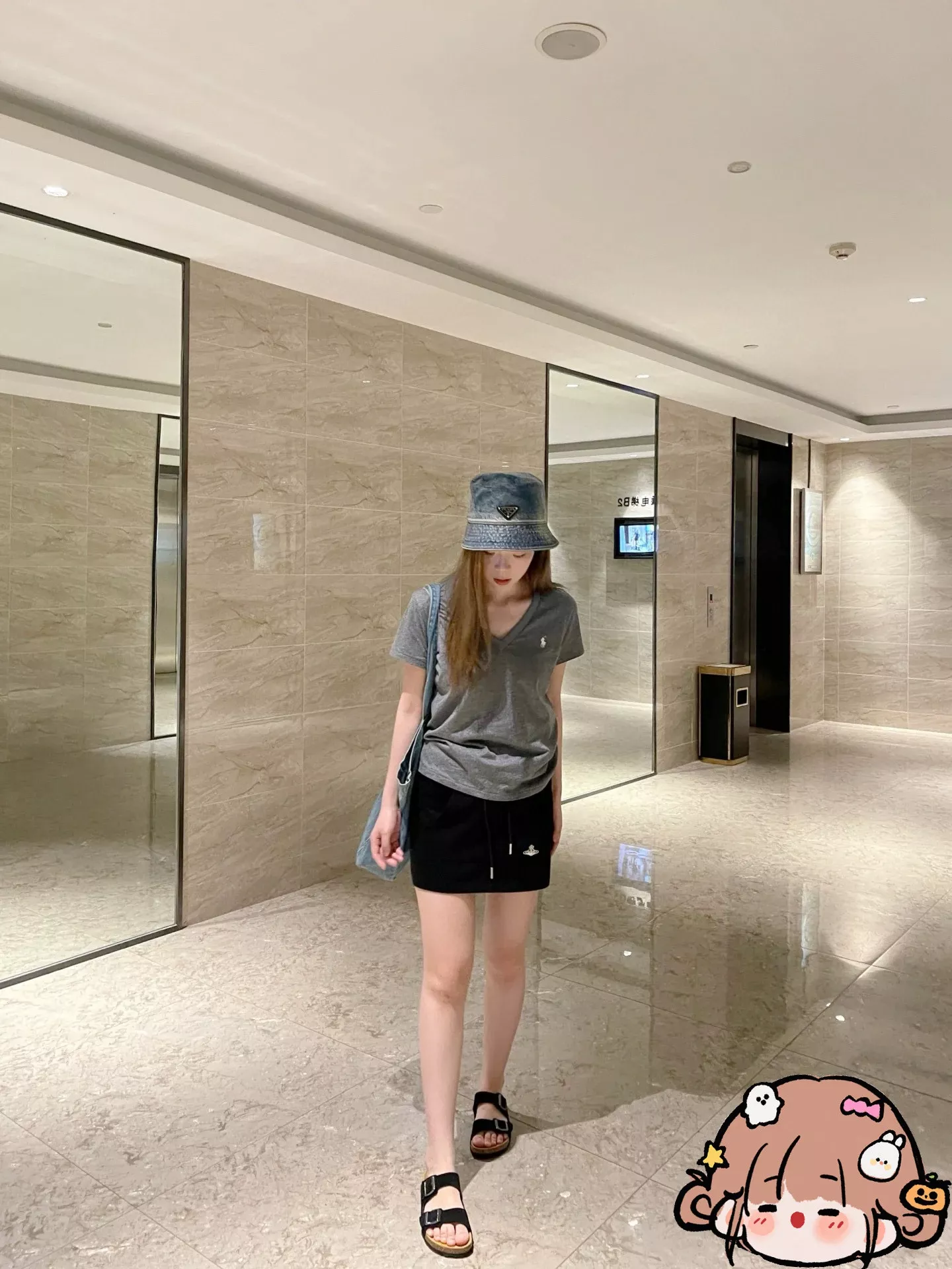 랄프로렌 브이넥 반소매 티셔츠 상세 이미지 79