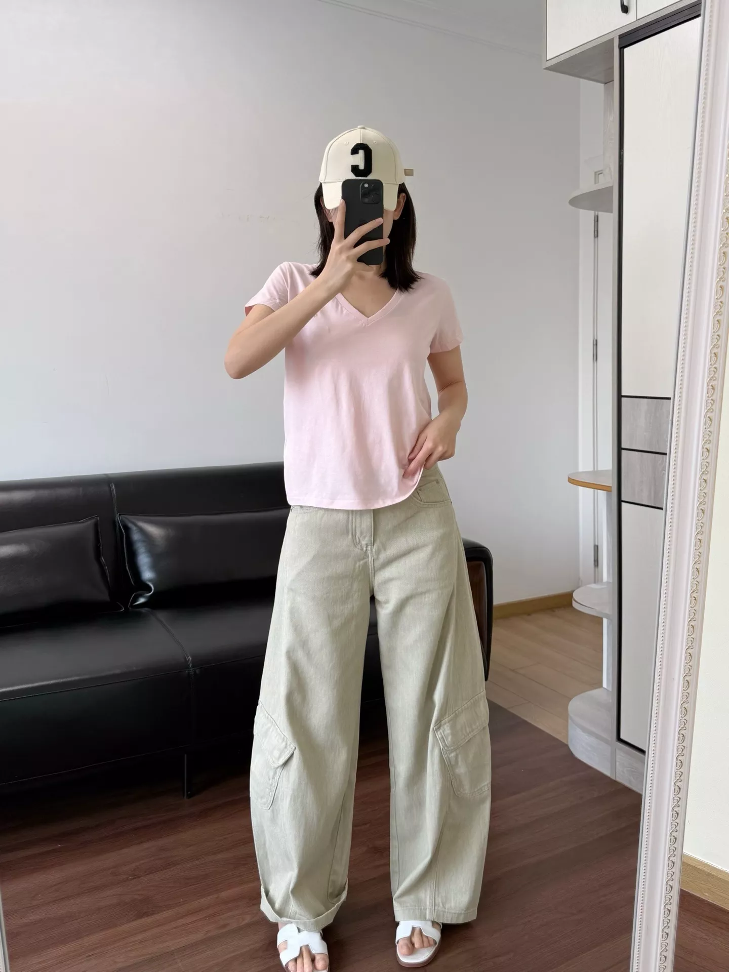 랄프로렌 브이넥 반소매 티셔츠 상세 이미지 45