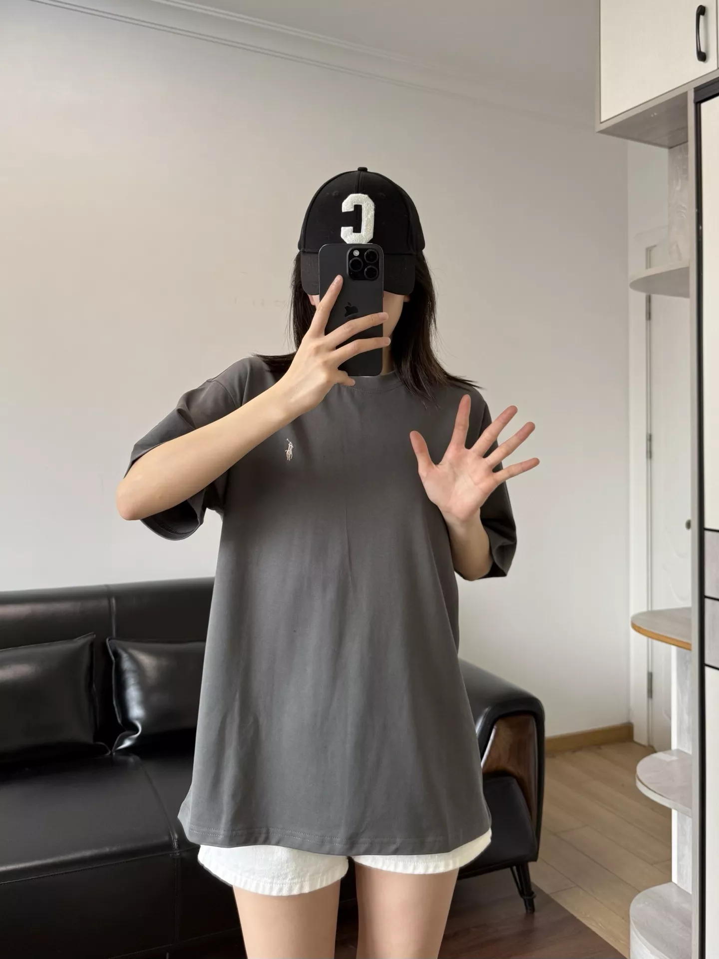 랄프로렌 아메리칸 심플 자수 로고 라운드 반팔 티셔츠 상세 이미지 63
