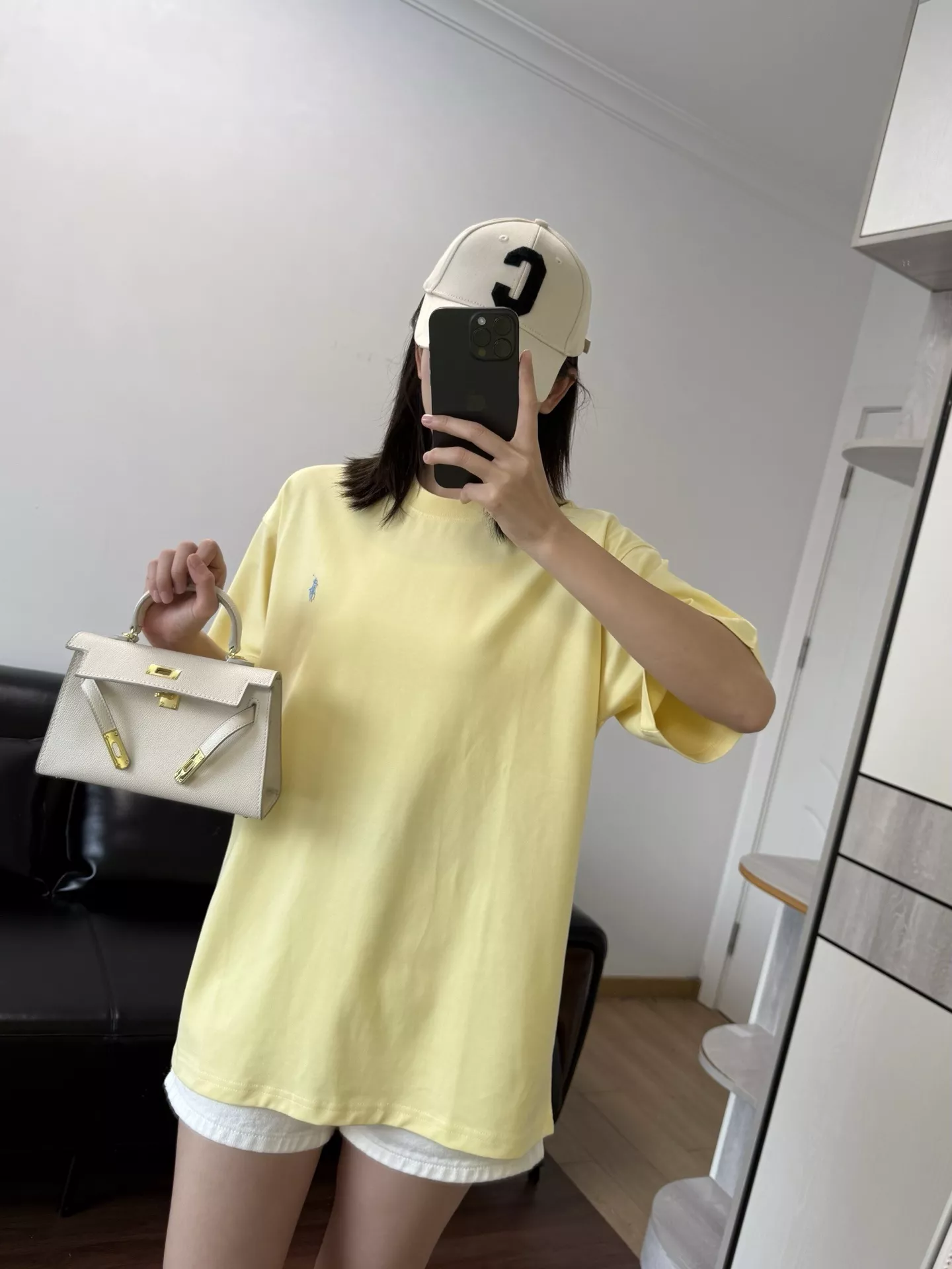 랄프로렌 아메리칸 심플 자수 로고 라운드 반팔 티셔츠 상세 이미지 40