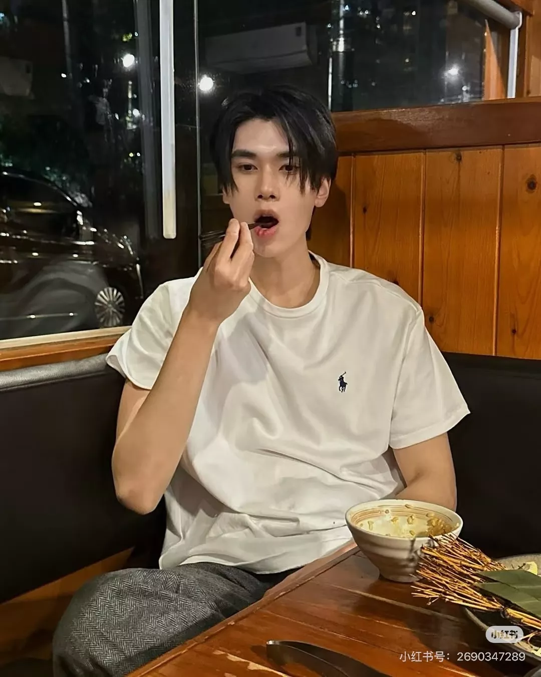 랄프로렌 아메리칸 심플 자수 로고 라운드 반팔 티셔츠 상세 이미지 71