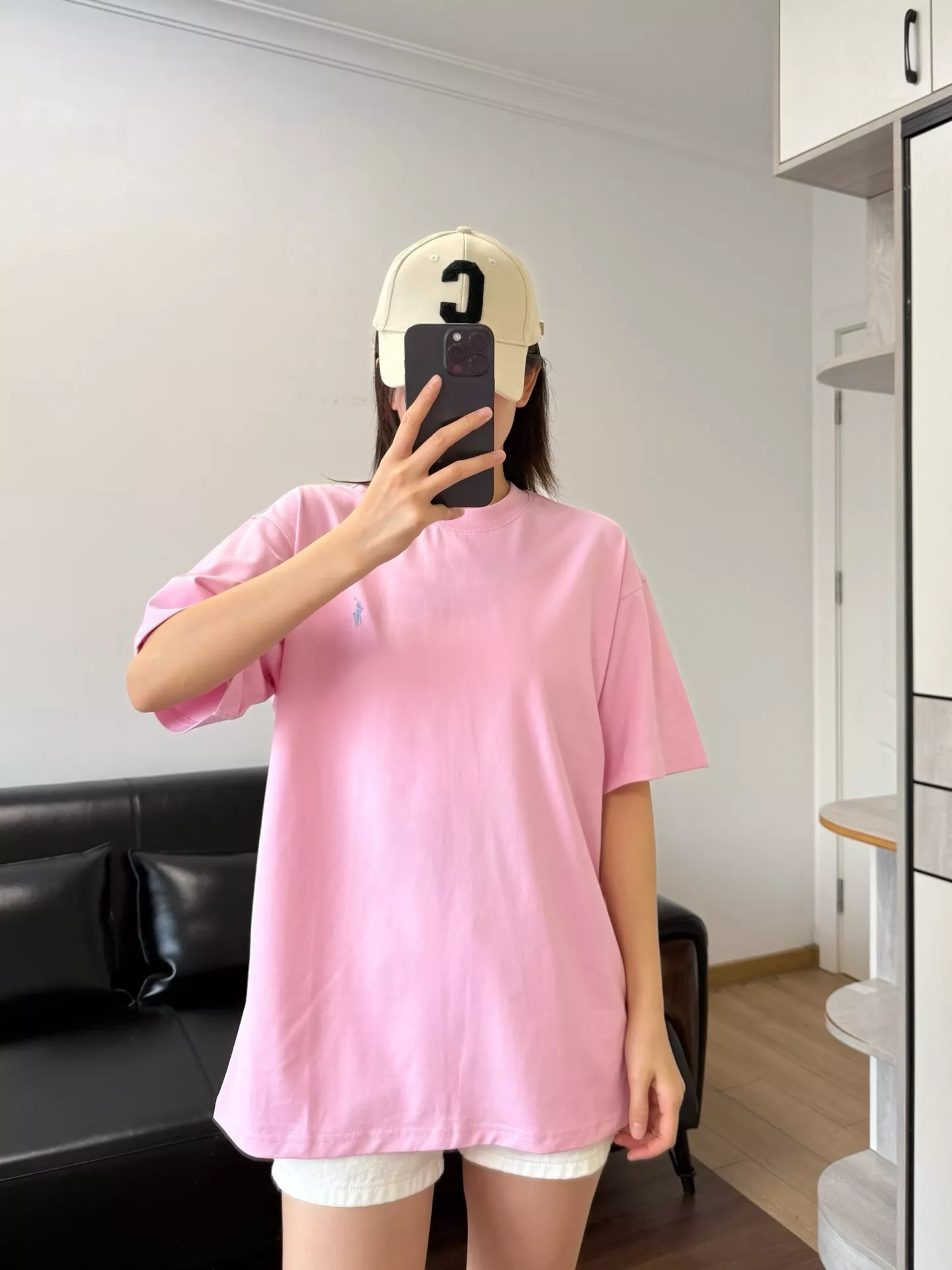 랄프로렌 아메리칸 심플 자수 로고 라운드 반팔 티셔츠 상세 이미지 49