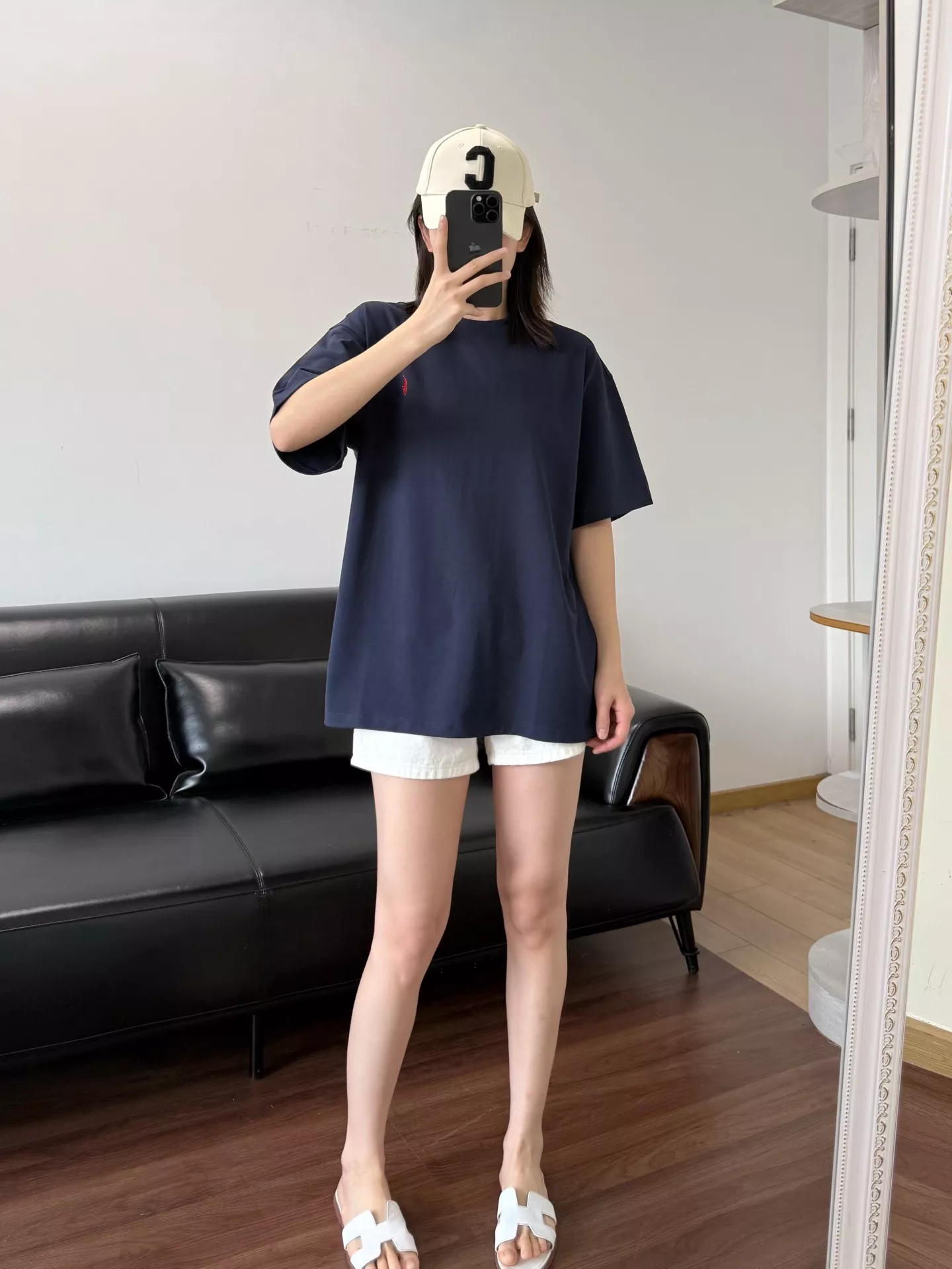 랄프로렌 아메리칸 심플 자수 로고 라운드 반팔 티셔츠 상세 이미지 54