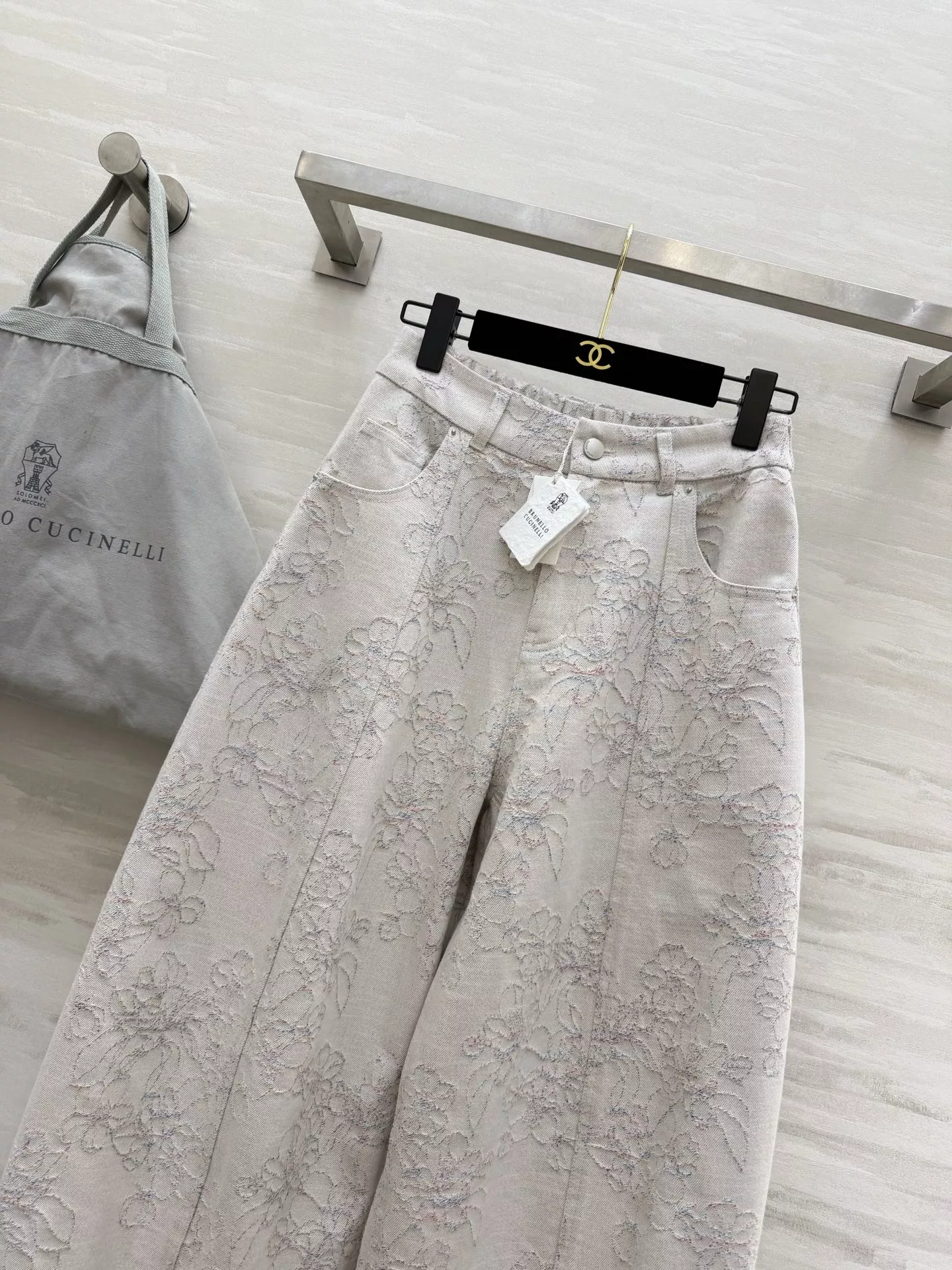 브루넬로쿠치넬리 자카드 벌룬 팬츠 상세 이미지 3