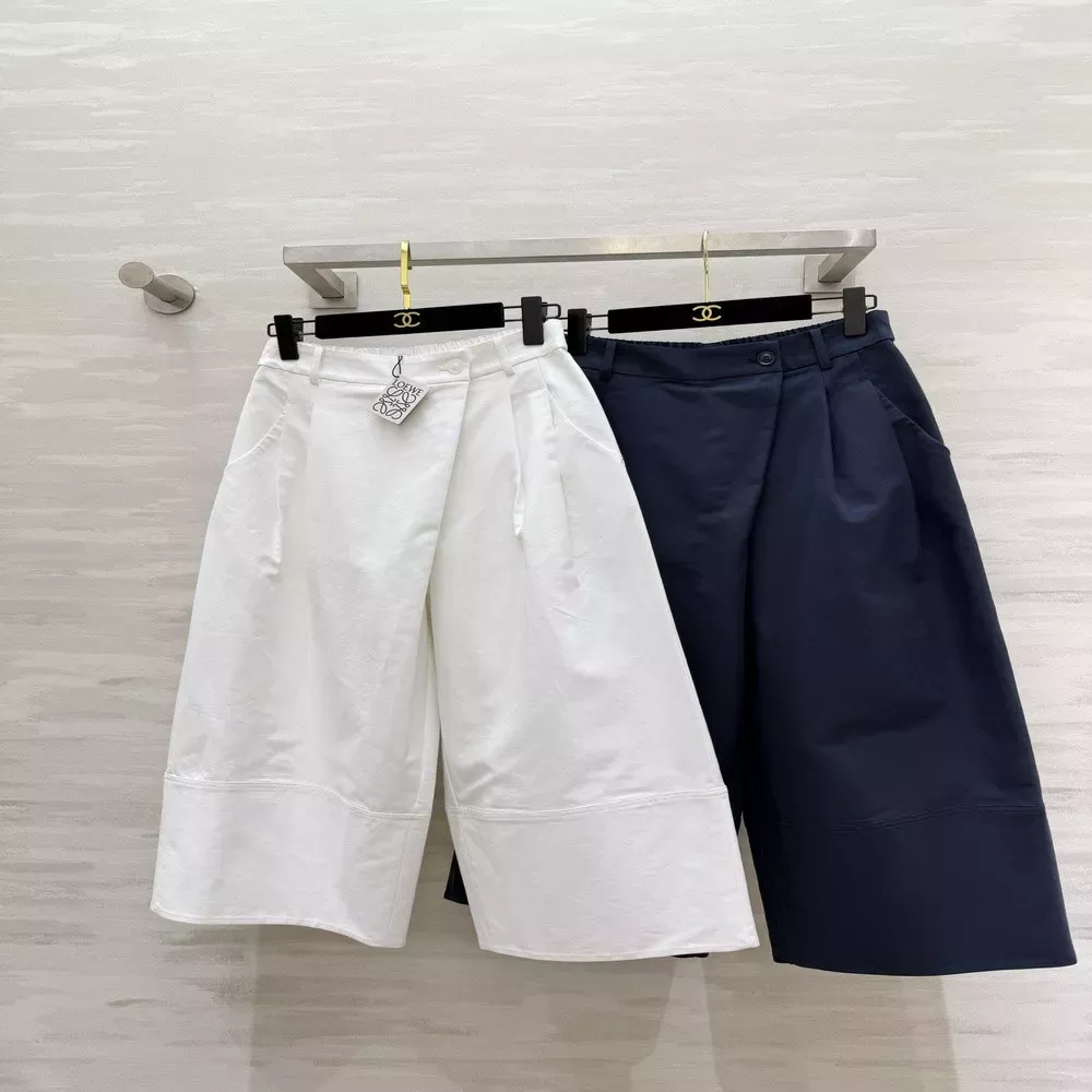 로에베 하이웨이스트 와이드 크롭 팬츠
