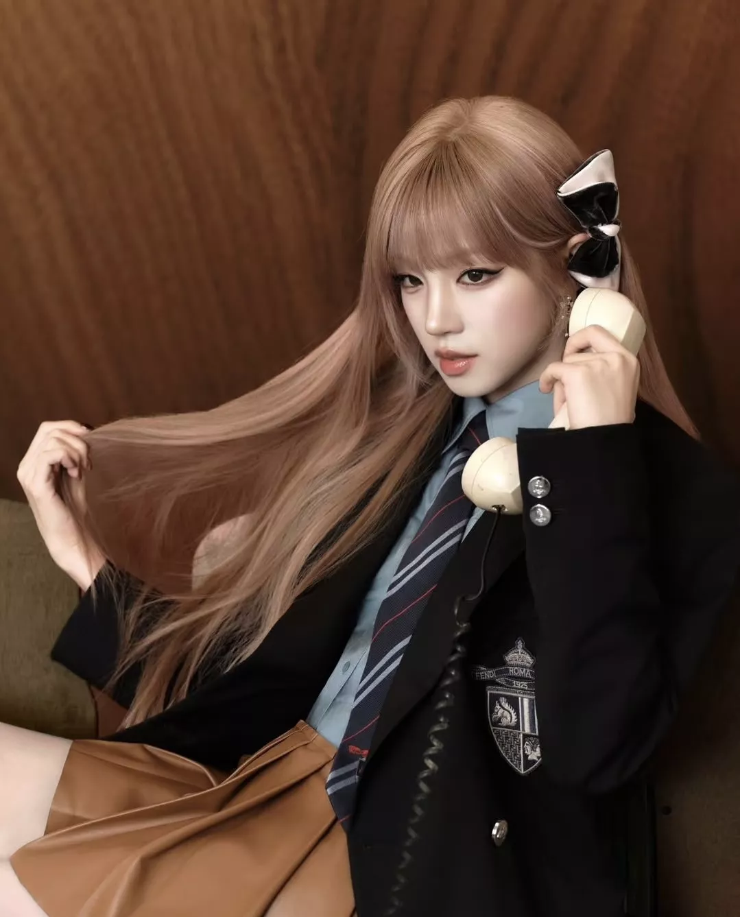 펜디 골드 방패 배지 더블 버튼 재킷 상세 이미지 18