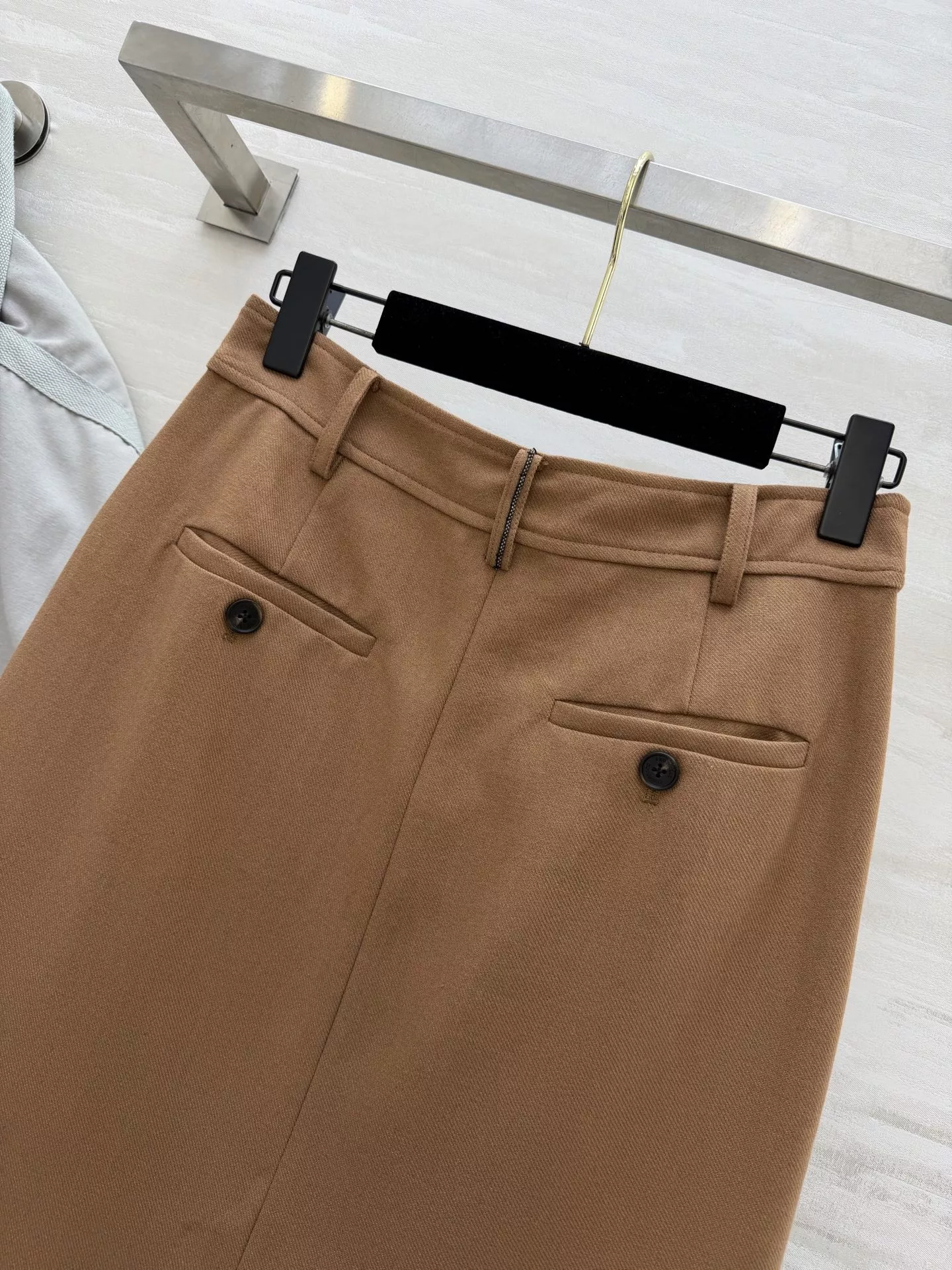 브루넬로쿠치넬리 하이웨이스트 와이드 슬랙스 팬츠 상세 이미지 7