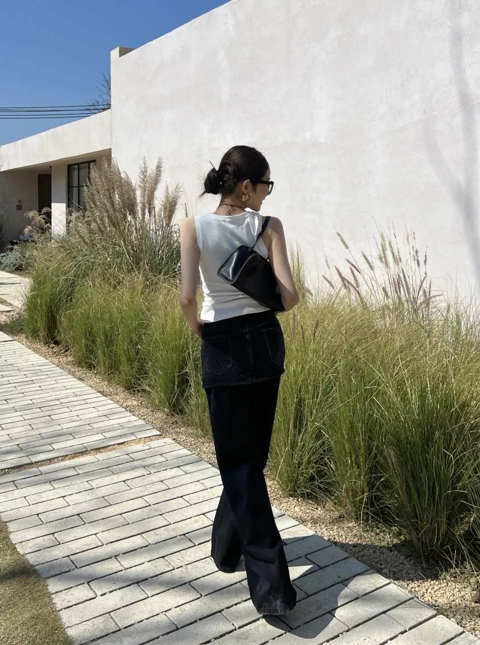 로에베 레이어드 와이드 데님 팬츠 상세 이미지 35