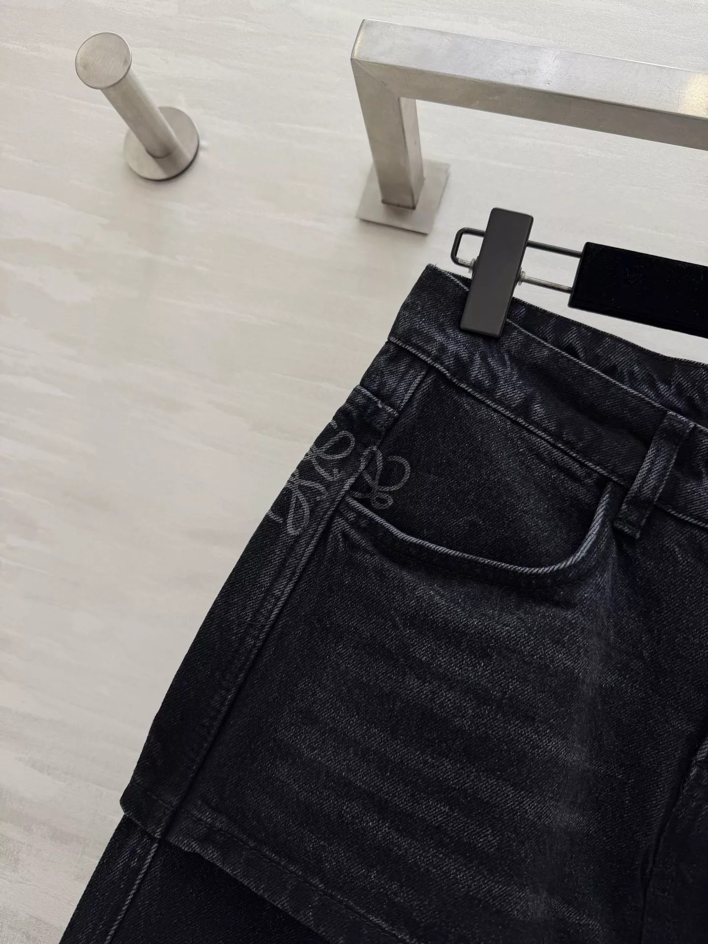 로에베 레이어드 와이드 데님 팬츠 상세 이미지 22