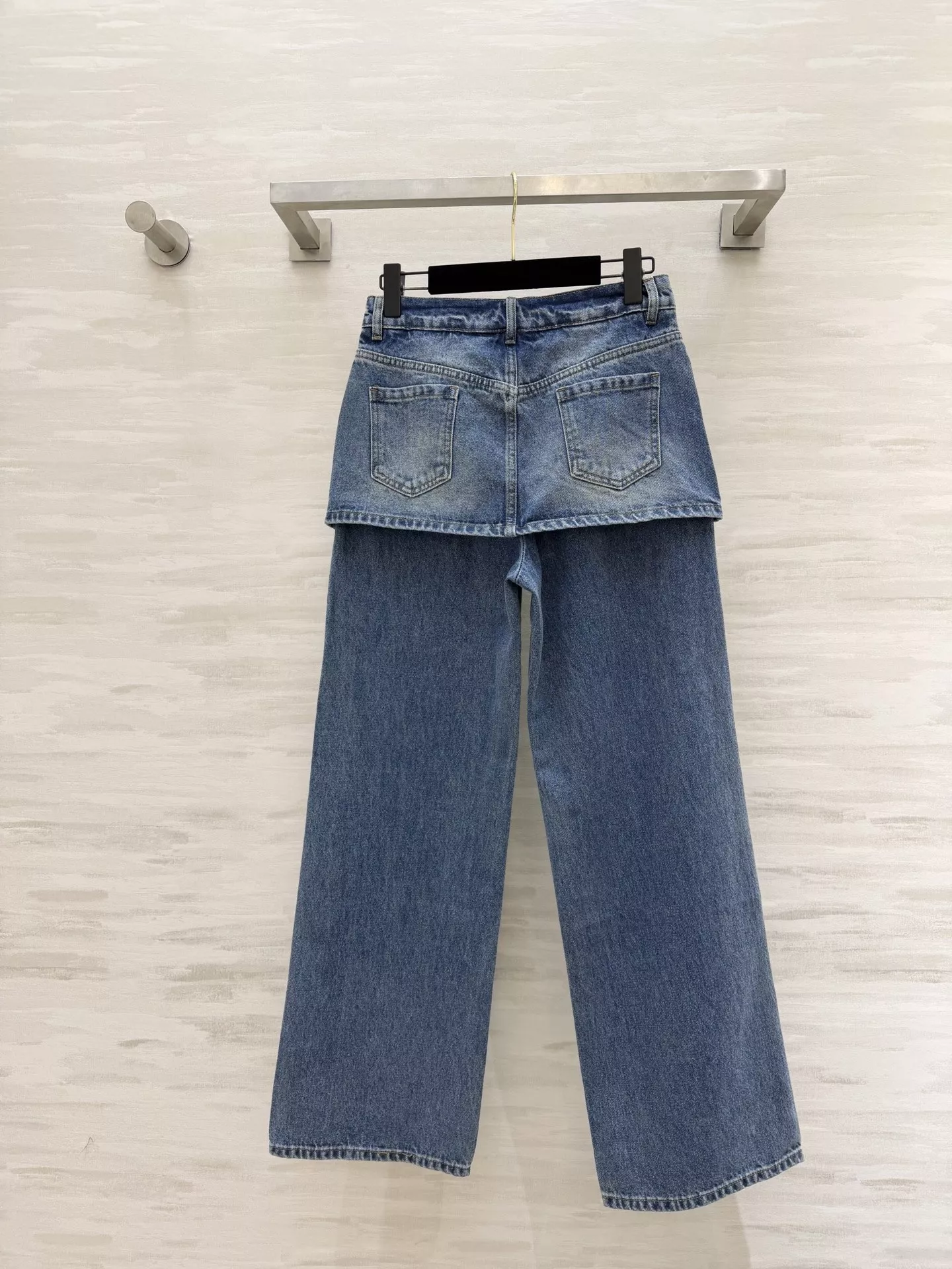 로에베 레이어드 와이드 데님 팬츠 상세 이미지 7