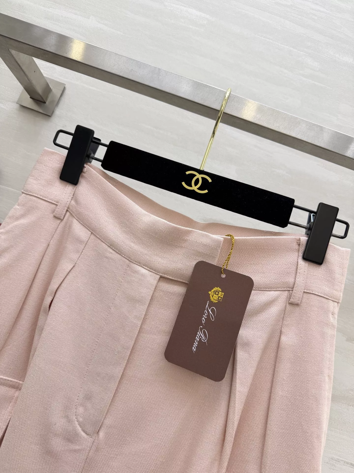 로로피아나 여성 핑크 카고 하프 팬츠 상세 이미지 5