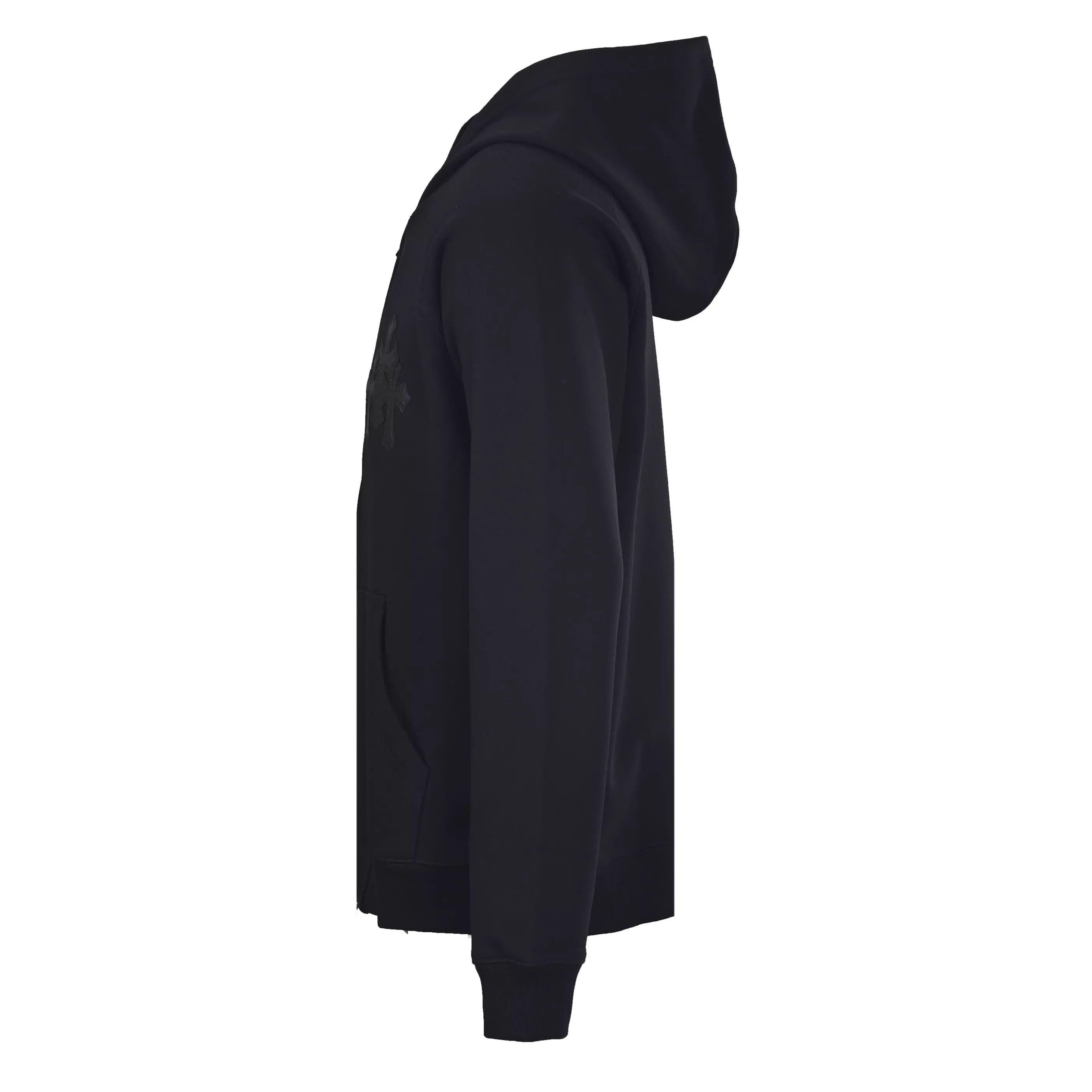 크롬하츠 십자 패치 후드 집업 재킷 상세 이미지 2