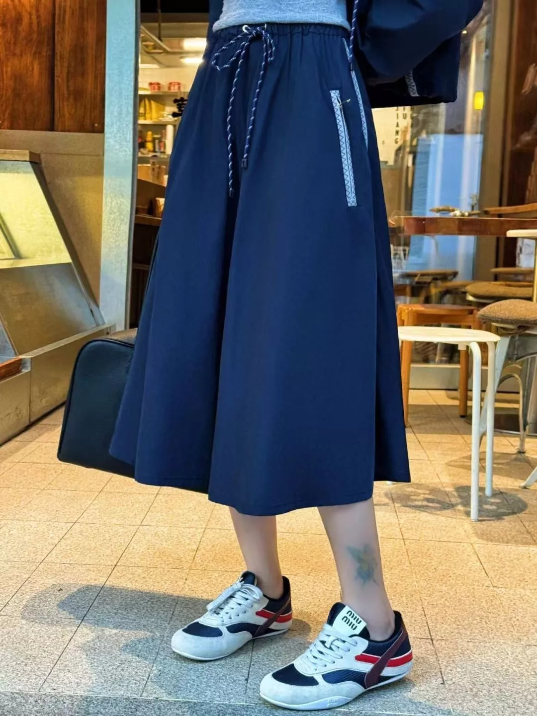 미우미우 나일론 카고 밴딩 스커트 상세 이미지 20