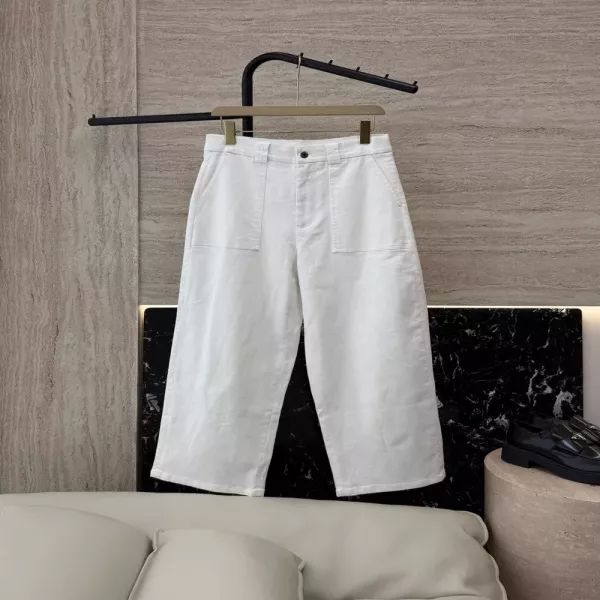 브루넬로쿠치넬리 여성 와이드 코튼 팬츠