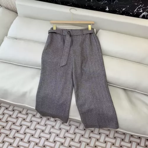 브루넬로쿠치넬리 울 블렌드 헤링본 스트레이트 팬츠