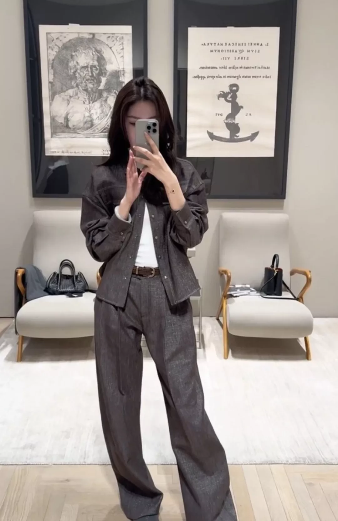 브루넬로쿠치넬리 스트레이트 핏 데님 팬츠 상세 이미지 17