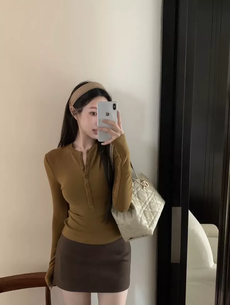 룰루레몬 헨리넥 리브드 슬림핏 티셔츠 상세 이미지 49