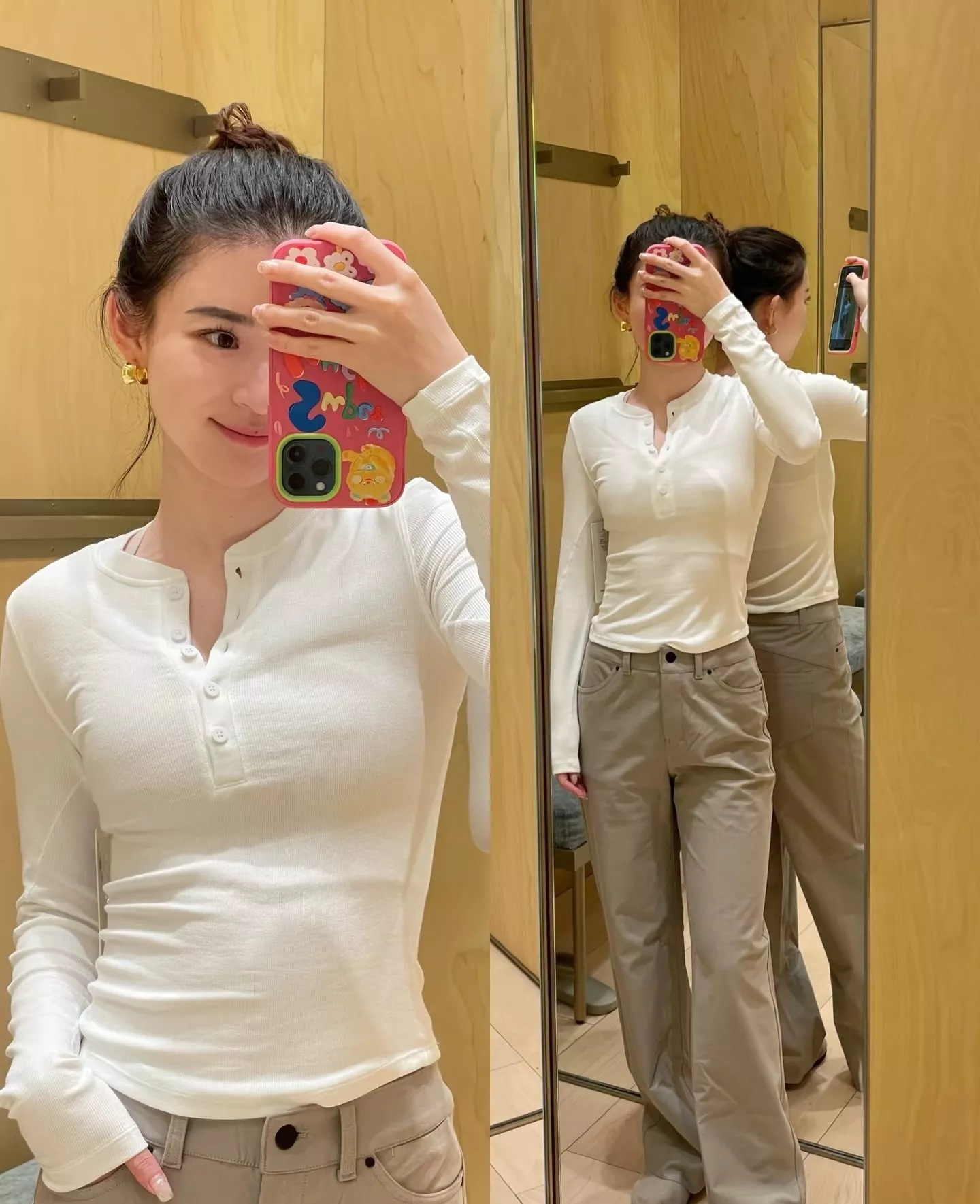 룰루레몬 헨리넥 리브드 슬림핏 티셔츠 상세 이미지 44