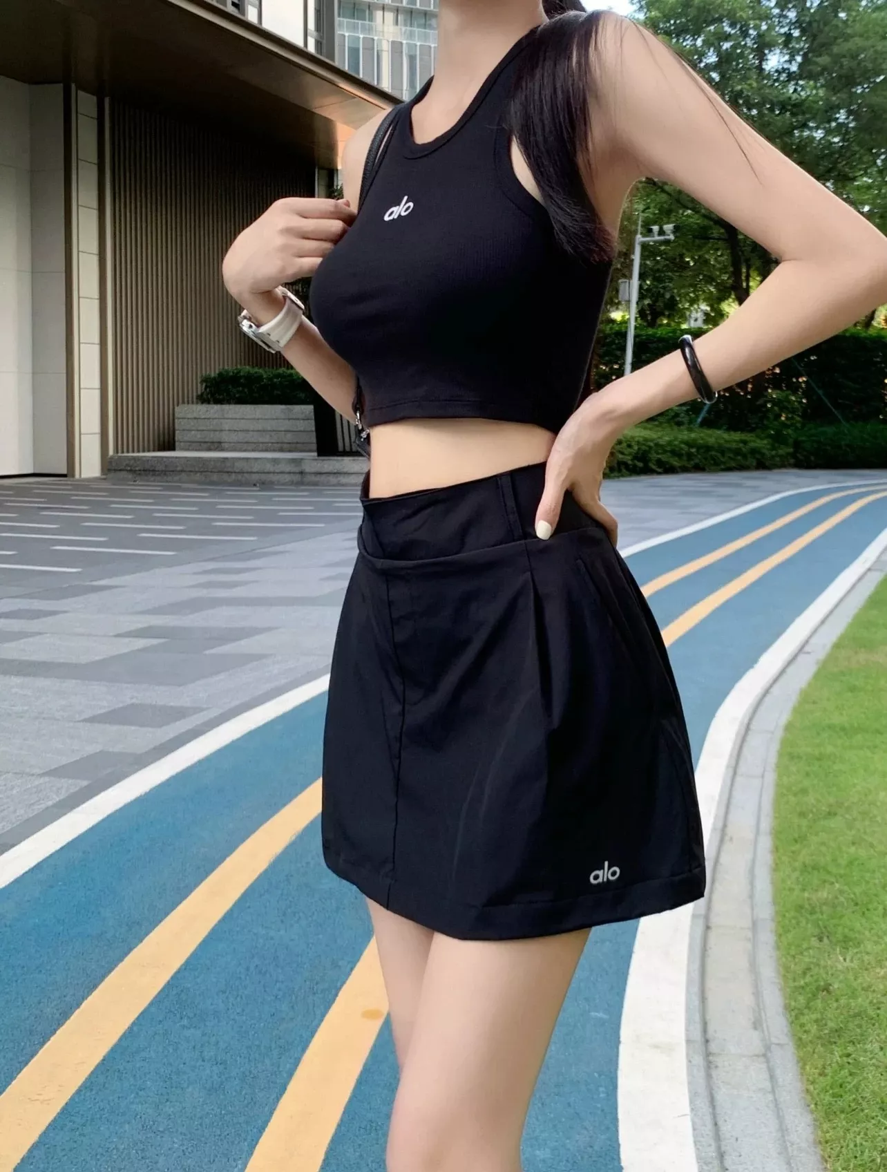 알로 스포츠 미니 스커트 상세 이미지 11