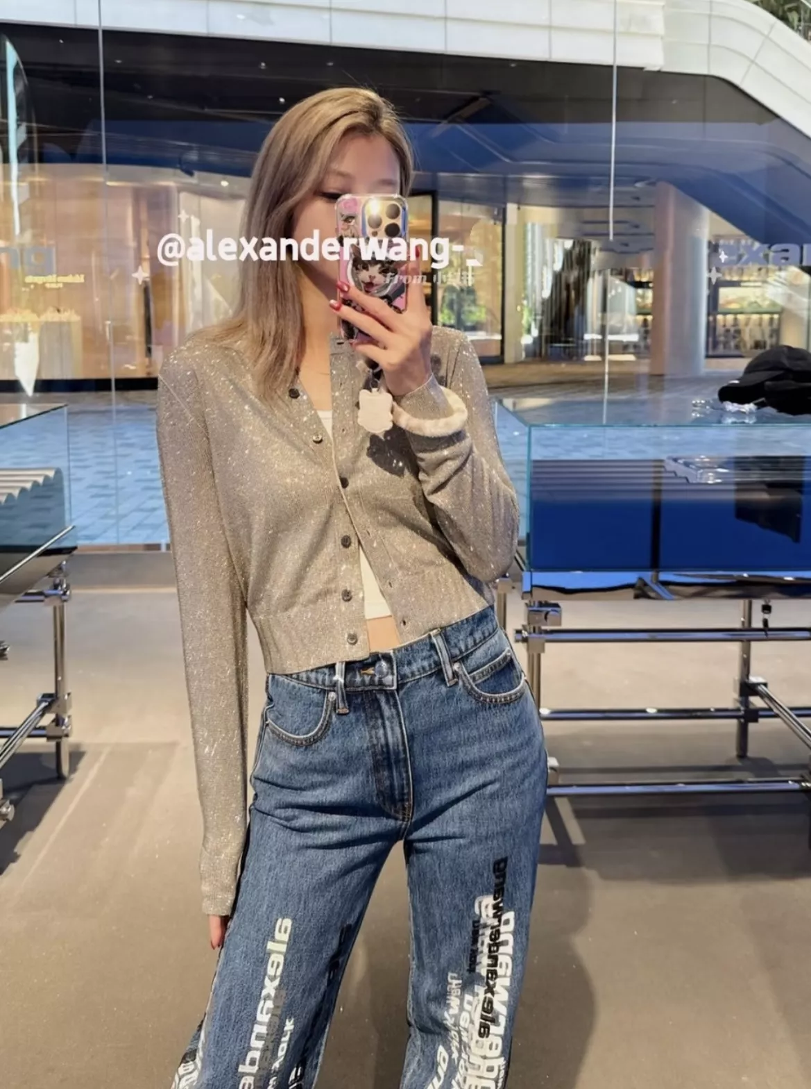 알렉산더왕 크리스탈 장식 니트 가디건 상세 이미지 23