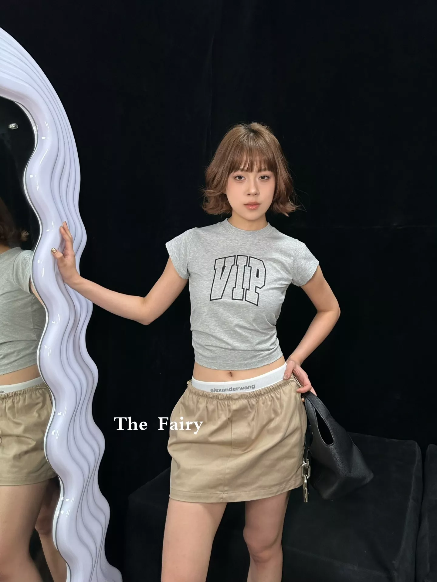 알렉산더왕 로고 밴딩 미니 스커트 상세 이미지 28