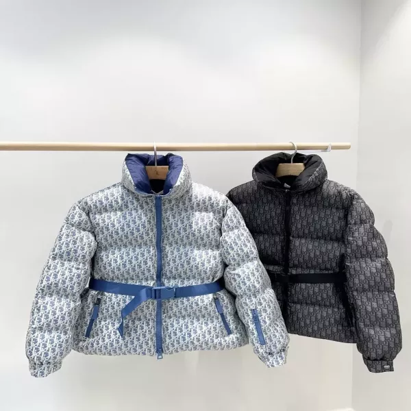 디올알프스 오블리크 벨트 패딩 재킷