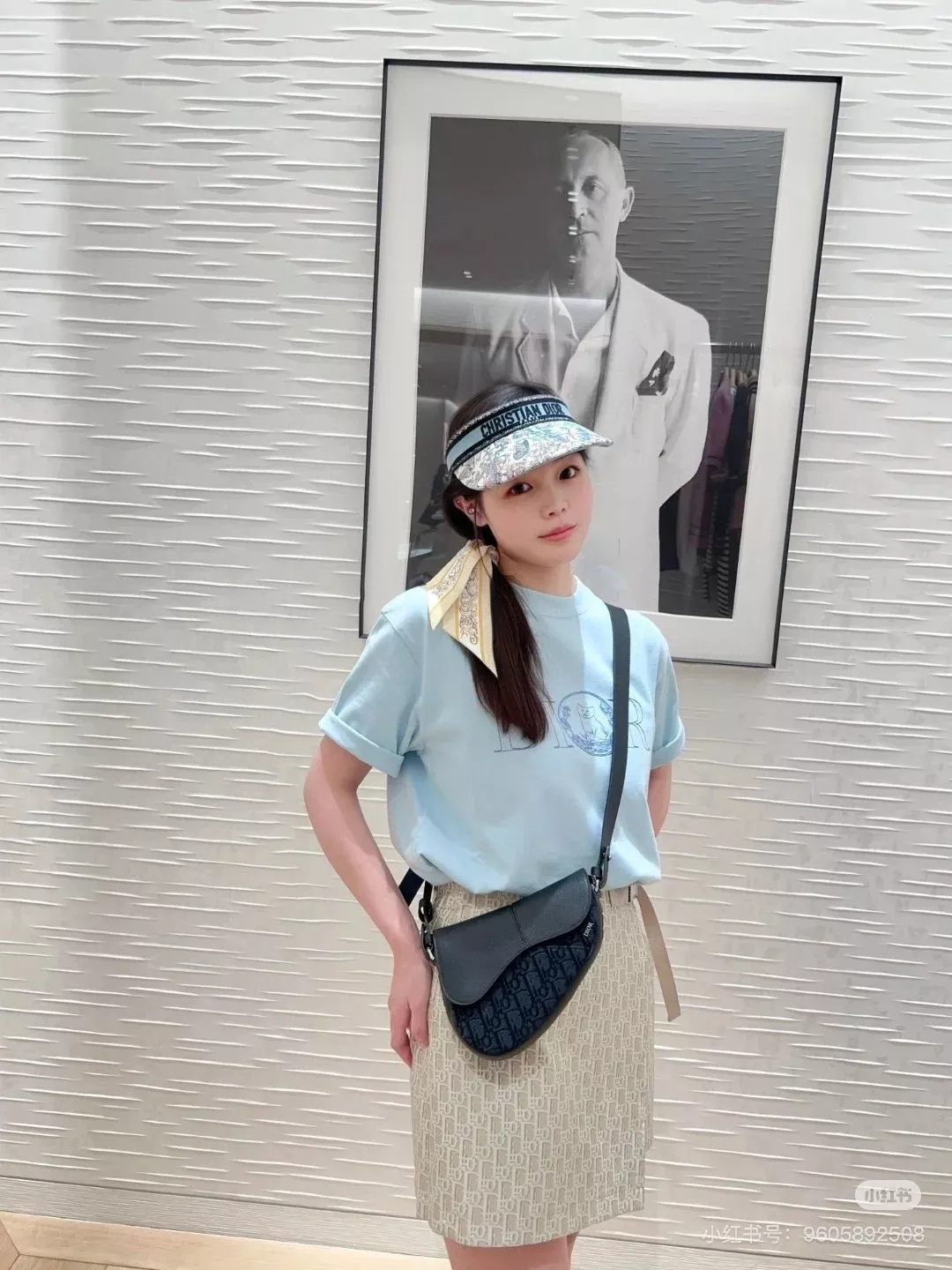 디올 오블리크 자카드 벨트 미니 스커트 상세 이미지 35