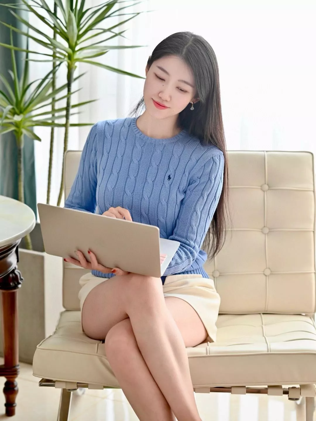 랄프로렌 케이블 꽈배기 자수 울 캐시미어 니트 상세 이미지 108