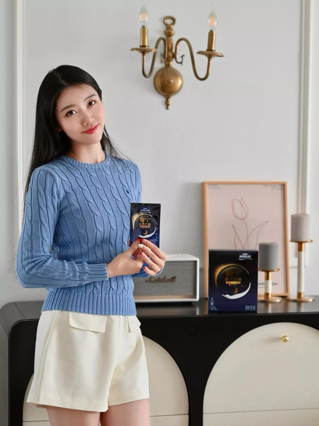 랄프로렌 케이블 꽈배기 자수 울 캐시미어 니트 상세 이미지 107