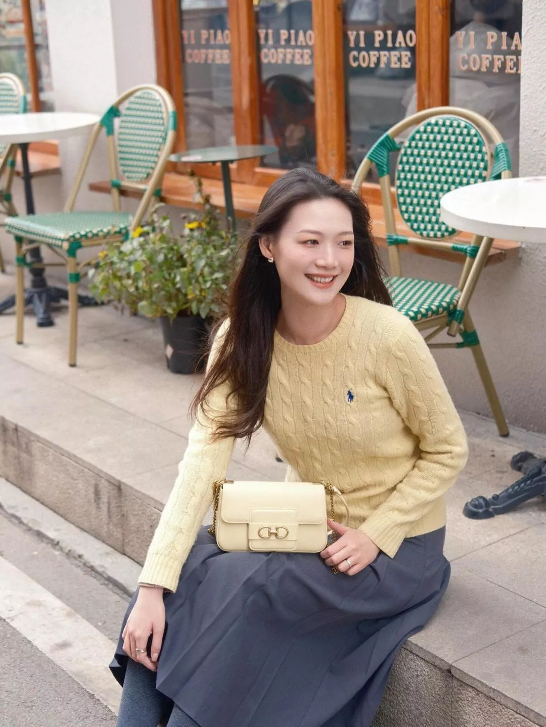 랄프로렌 케이블 꽈배기 자수 울 캐시미어 니트 상세 이미지 65