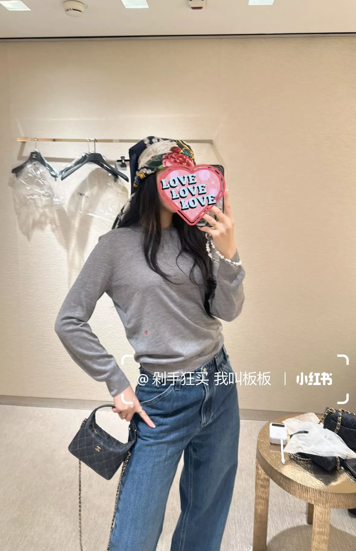 샤넬 레드 포인트 그레이 니트웨어 상세 이미지 40